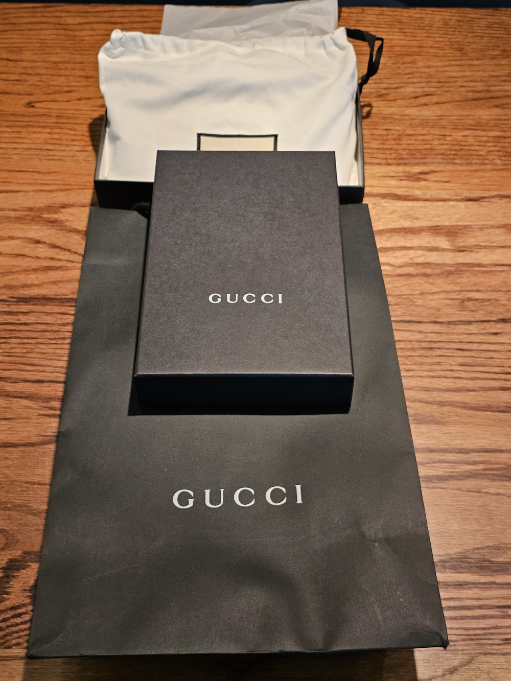 Gucci Black Leather Chain Shoulder Bag - Picture 6 of 6